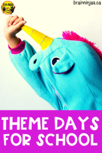 Here is a huge list of spirit or theme days you can use to help plan out fun days at your school. #spiritdays #themedays