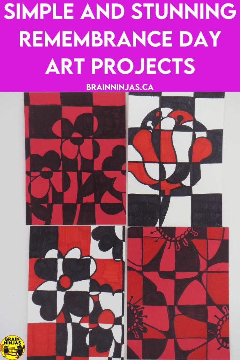 Simple and Stunning Remembrance Day Art Projects - Ninja Notes