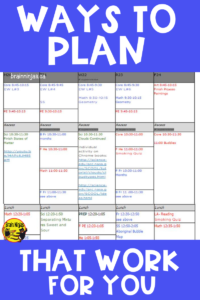 How do you plan lessons? Our list of things to consider might help you get your lesson planning on track. #lessonplanning #planners #planbook