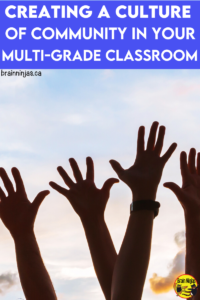 How do you teach a split class or combined grades? Start by combining your students into a culture where they get to know each other and create a classroom community that your students will love.