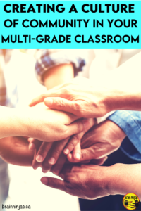 How do you teach a split class or combined grades? Start by combining your students into a culture where they get to know each other and create a classroom community that your students will love.