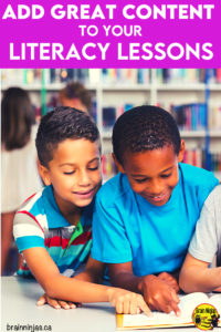 There are so many things to teach and just not enough time for it all. We started using content from science and social studies to teach grammar and reading comprehension. Game changer! Come find out what we did and how we did it in our upper elementary classroom literacy lessons (even during distance teaching).