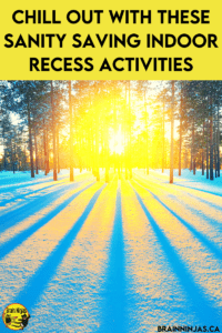 Sometimes the cold weather prevents us from going outside for recess. If you're stuck inside for indoor recess, we've collected a whole list of indoor recess activities that will work even if your students have to socially distance. Come read the blog and grab a few activities for your classroom.