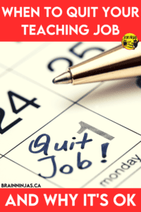 There are lots of reasons to quit a teaching job and none of them have to do with the teaching part. It's ok to change your teaching job. Come read this list of reasons to quit and how you can start the process (spoiler alert-none of them mean walking away from teaching completely).