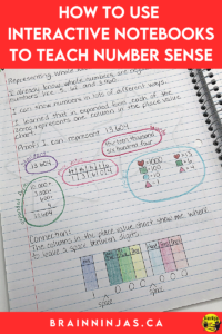 Interactive math notebooks are one way we teach number sense in our upper elementary classroom. Math class hasn't been the same since we started using interactive notebooks. Yes, they are work, but the benefits are amazing! Come see what we do to help our students develop number sense so that math class is a breeze.
