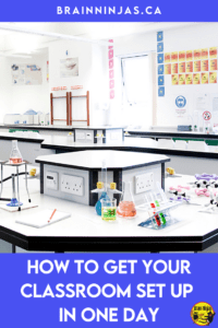 Did you get hired at the last minute and now you have one day to set up your classroom? Yes, it can be done. Get down to the basics and leave everything else for later. Come read about how we've set up our classroom in one day. 