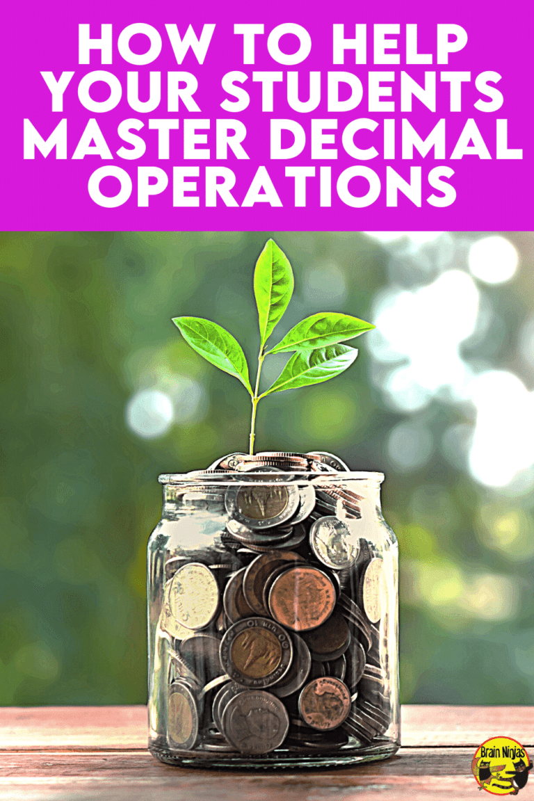 How to Help Your Students Master Decimal Operations - Ninja Notes