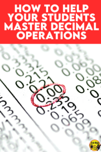 We find that many students struggle with decimal operations because they are missing decimal number sense. Come learn some of the ways we support our grade four and grade five students before, during and after learning to add and subtract decimals. And come grab a free set of decimals place value task cards to get you started.