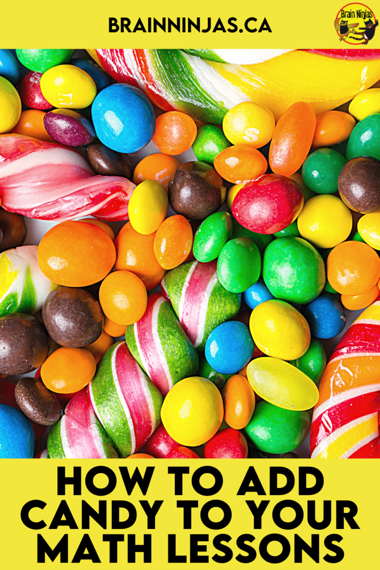 How To Add Candy To Your Math Lessons Ninja Notes
