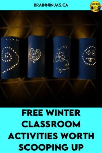 Are you looking for some simple and free classroom activities to keep your students busy during the long winter months? We collected many winter activities for language arts, math, scrience, art and some just for fun and put them all together in one big post. You can use these activities for instruction or give them to your students during indoor recess on those long winter days. Come take a look!