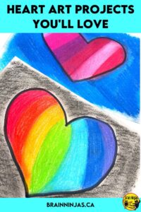 Heart art projects are great any time of year. We collected some of our favourite art projects that use basic materials like markers, pastels and crayons and put all the instructions in one blog post. Come see which one you can make with your upper elementary class for Valentine's Day, Pink Shirt Day or just to show how kind your students can be.