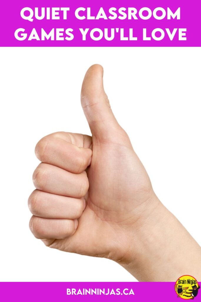 Quiet Classroom Games You'll Love Ninja Notes