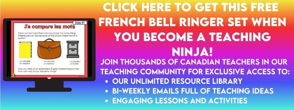 Click here to get a free set of FSL class bell ringers when you sign up for our email list.