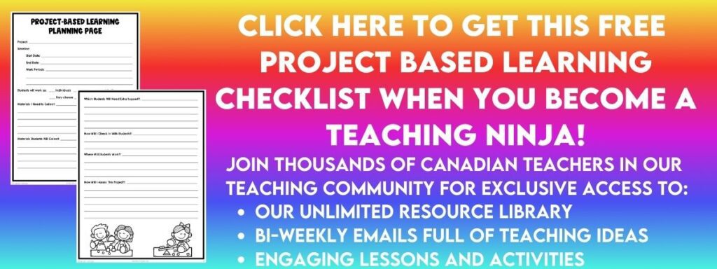 Click here to get a free project-based learning checklist when you sign up for our email list.