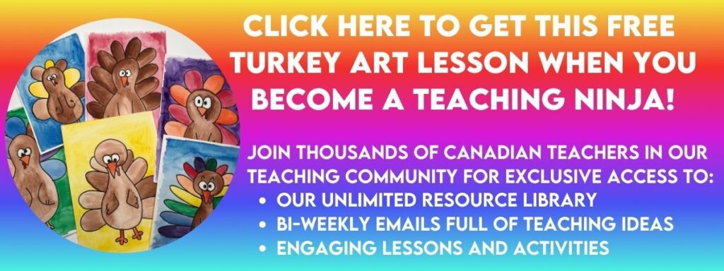 Click here to get a free turkey painting lesson when you sign up for our email list.