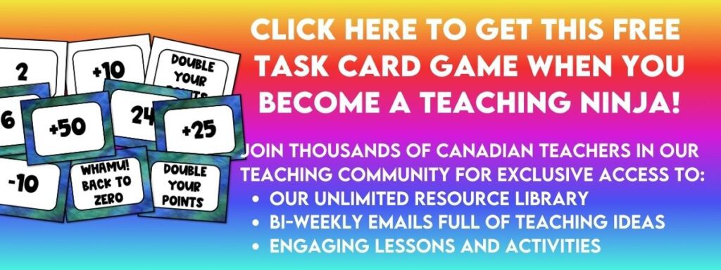 Click here to get a task card game when you sign up for our email list.