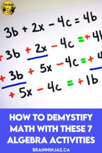 If you are avoiding algebra activities in your math class, we're here to help. We have several lessons and activities that can take the mystery out of your introductory algebra lessons and get you feelling confident about teaching it. We've got activities for patterns and algebra that you can use with any resources! Come have a read today!