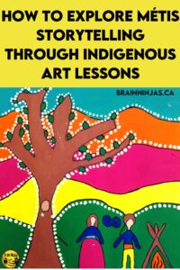 If you are looking for a great art lesson for painting that explores Indigenous art lessons, you should try this one out. Lots of suggestions on how to use your art once you're done is included too.