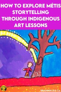 If you are looking for a great art lesson for painting that explores Indigenous art lessons, you should try this one out. Lots of suggestions on how to use your art once you're done is included too.