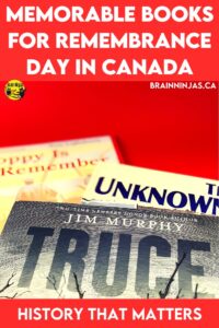 Check out these books you can use to help your students learn about Remembrance Day in Canada.  The list includes picture books, novels and short activities that require reading. Best of all, most of the books can also become part of your social studies lessons. Come take a look.