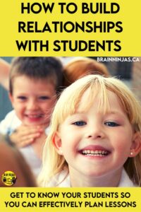 Are you struggling with classroom management? Take the time to build relationships with your students. It is is just one way to help develop your classroom management strategies. Get some easy ideas to get you started.