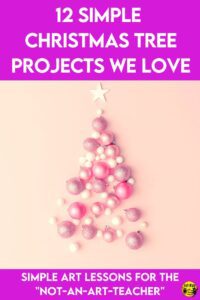 These simple and amazing Christmas Tree art projects are great for any class or age. Treat yourself to easy to prep and teach lessons during the busiest time of the year. They make great family gifts, cards or just to make your school beautiful during the Christmas holidays.