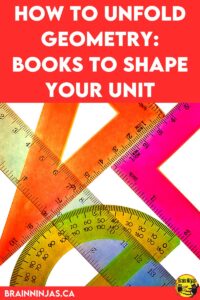 Picture books are a great way to inspire your students in a visual way. Geometry has a lot of new vocabulary which can be challenging for students, so use books to help students learn new words and concepts. Come check out this list of geometry books and questions you can use while reading them with your upper elementary students.