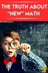 What is new math and why does everyone keep talking about it? Here is what we tell parents about new math (spoiler alert-math isn't new). Get some practical tips for debunking the math myths.