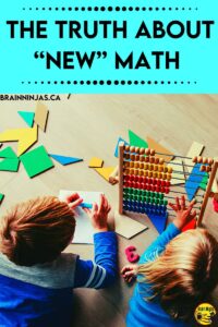 What is new math and why does everyone keep talking about it? Here is what we tell parents about new math (spoiler alert-math isn't new). Get some practical tips for debunking the math myths.