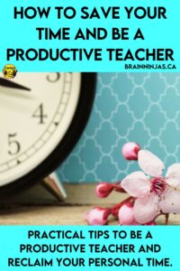 Teachers have so much to do every day and there doesn't seem to be enough time to do it all. Use these practical tips to be more productive with your teaching duties so you can reclaim your personal time! 