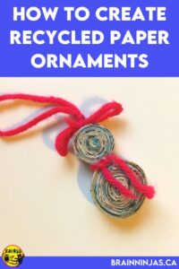 Use up all that paper laying around your classroom and make some great ornaments that make great gifts! These make great Christmas or Earth Day crafts.