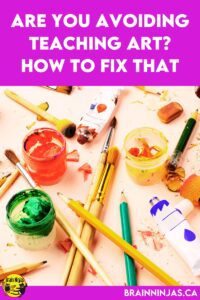 Do you avoid teaching art because you can't handle the mess? Check out this list of ways to manage the mess and get some art lessons for your upper elementary students in the process.