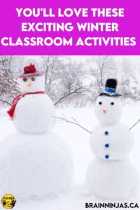 Come see some of the winter classroom activities we do all winter long (and it's always long up here in Canada). We got winter themed math and language arts. Of course we haven't forgotten about going outside for winter activities and winter lessons. We've even included some winter art projects and a digital escape. You can have so much fun during the winter in your upper elementary classroom with these great indoor and outdoor activities.