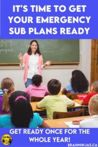 Are you prepared for a substitute teacher in the event you have to leave your classroom unexpectedly? Get these tips and some templates to make your planning simpler, faster and FINISHED! 