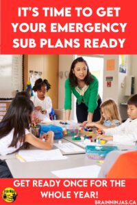 Are you prepared for a substitute teacher in the event you have to leave your classroom unexpectedly? Get these tips and some templates to make your planning simpler, faster and FINISHED! 