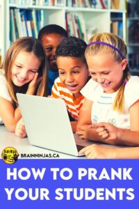 Are you looking for a fun but harmless prank for April Fool's Day? Pranks are great any time of year and they are a great way to bond with your students. Check out these free and easy to use pranks for your upper elementary classroom.