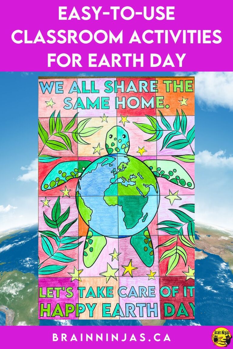 Easy to Use Classroom Activities for Earth Day - Ninja Notes
