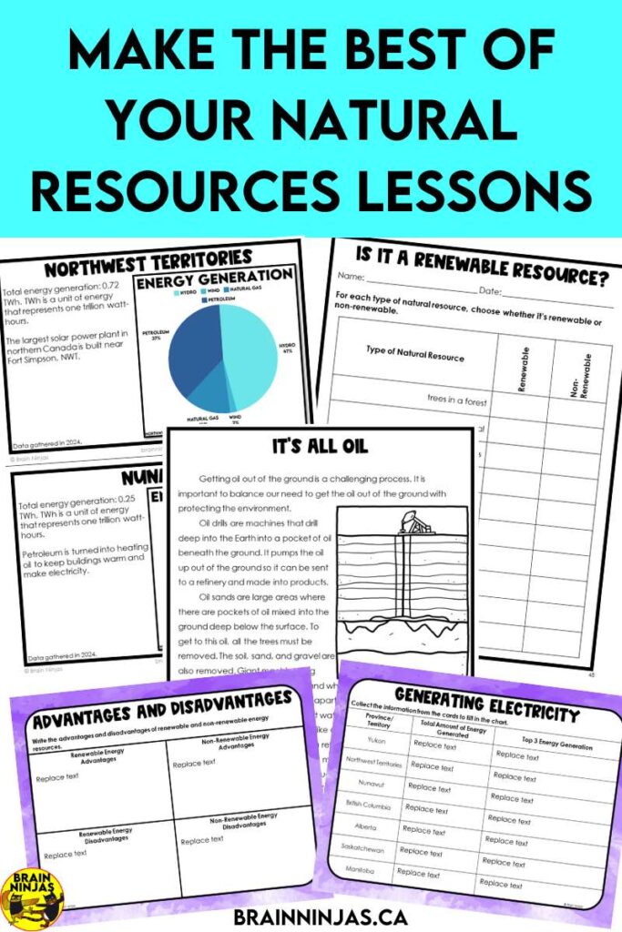 Make the Best of Your Natural Resources Lessons - Ninja Notes