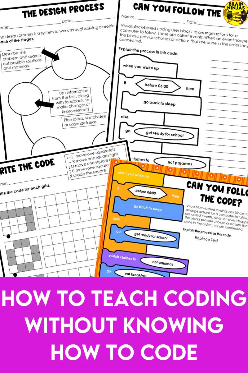 If you don't know how to code, but you are expected to teach coding, we've put together activities you can use without any experience.