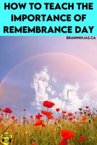 Teaching students about the history and importance of Remembrance Day continues to be part of the school curriculum. Come learn about some of the different ways we teach students the history while honouring those who have sacrificed their lives to keep Canadians safe and free.