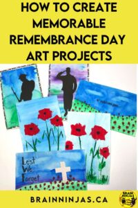 This whole post is full of some our favourite and most beuatiful art projects to use for your Remembrance Day bulletin boards. These go way beyond poppies, so come take a look to see which of these creations your students can use to honour the soliders who have given us Canadians our freedoms.