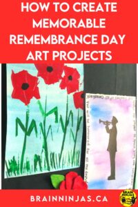 This whole post is full of some our favourite and most beuatiful art projects to use for your Remembrance Day bulletin boards. These go way beyond poppies, so come take a look to see which of these creations your students can use to honour the soliders who have given us Canadians our freedoms.