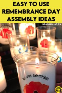 If you are looking for ideas to organize a Remembrance Day assembly in your school, check out this post full of ideas.