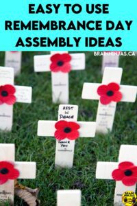 If you are looking for ideas to organize a Remembrance Day assembly in your school, check out this post full of ideas.