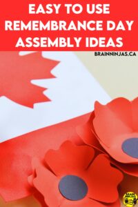 If you are looking for ideas to organize a Remembrance Day assembly in your school, check out this post full of ideas.