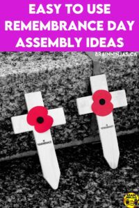 If you are looking for ideas to organize a Remembrance Day assembly in your school, check out this post full of ideas.