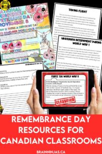 If you are looking for Remembrance Day resources to use in your Canadian elementary classroom, come check out this post. We've pulled together all our resources and put them in one place.