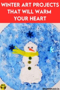 Check out these winter art projects that can be used in your elementary classroom. You don't need to be an art specialist to teach students to love art. We use painting, sculpting and printmaking to show off the best part of winter.