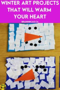 Check out these winter art projects that can be used in your elementary classroom. You don't need to be an art specialist to teach students to love art. We use painting, sculpting and printmaking to show off the best part of winter.