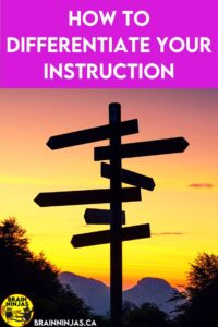 Differetiating your instruction does not mean you need a different lesson plan for every students. Come learn how to differentiate in your classroom without writing a million different plans.